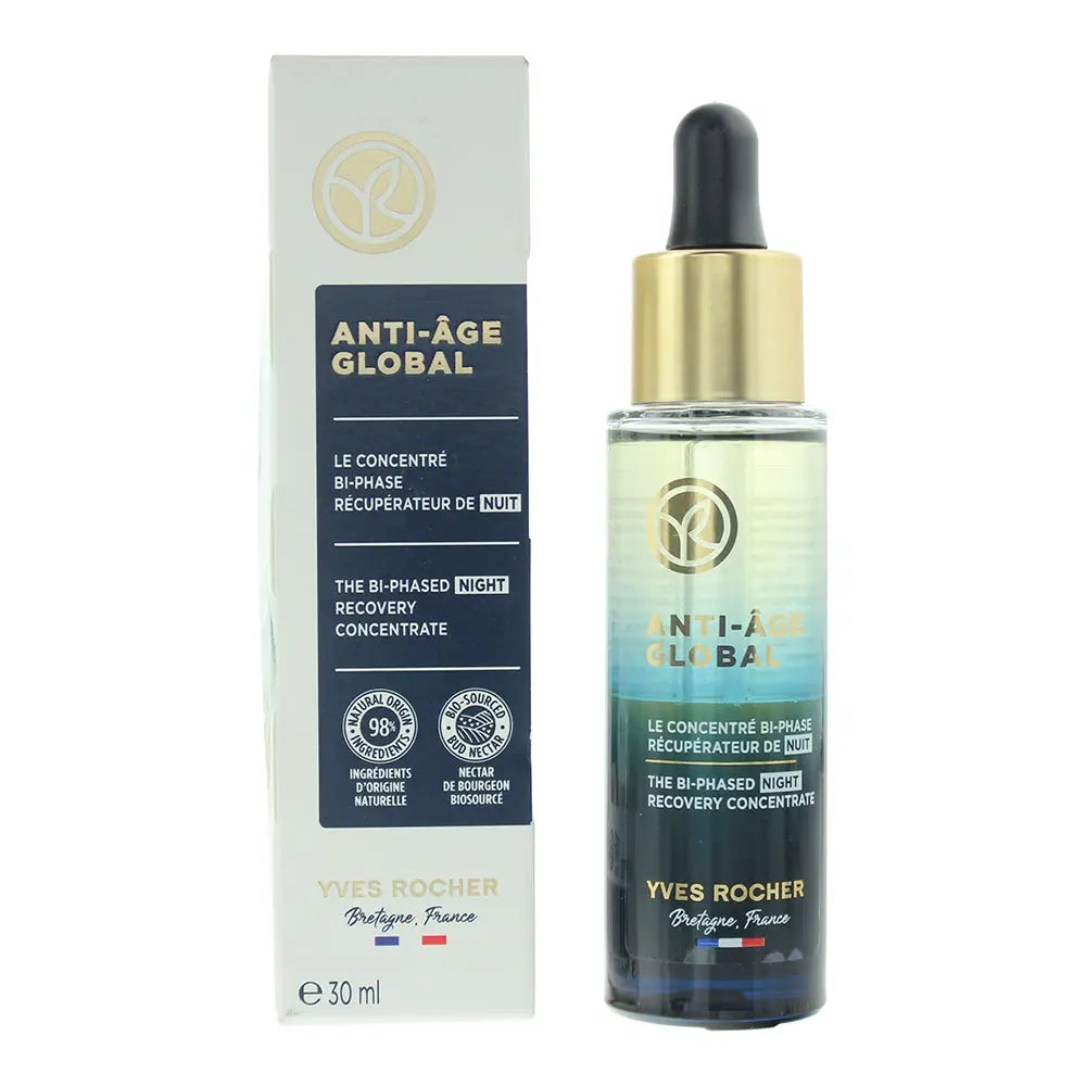 Yves Rocher The Bi-Phased Night Recovery Concentrate Serum 30ml