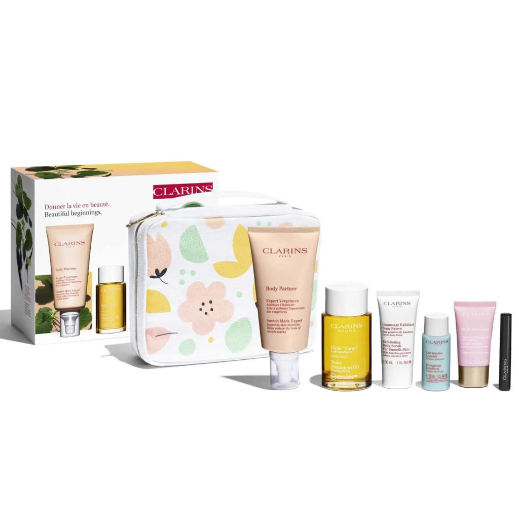 Clarins Beautiful Beginnings Maternity 6 Piece Gift Set