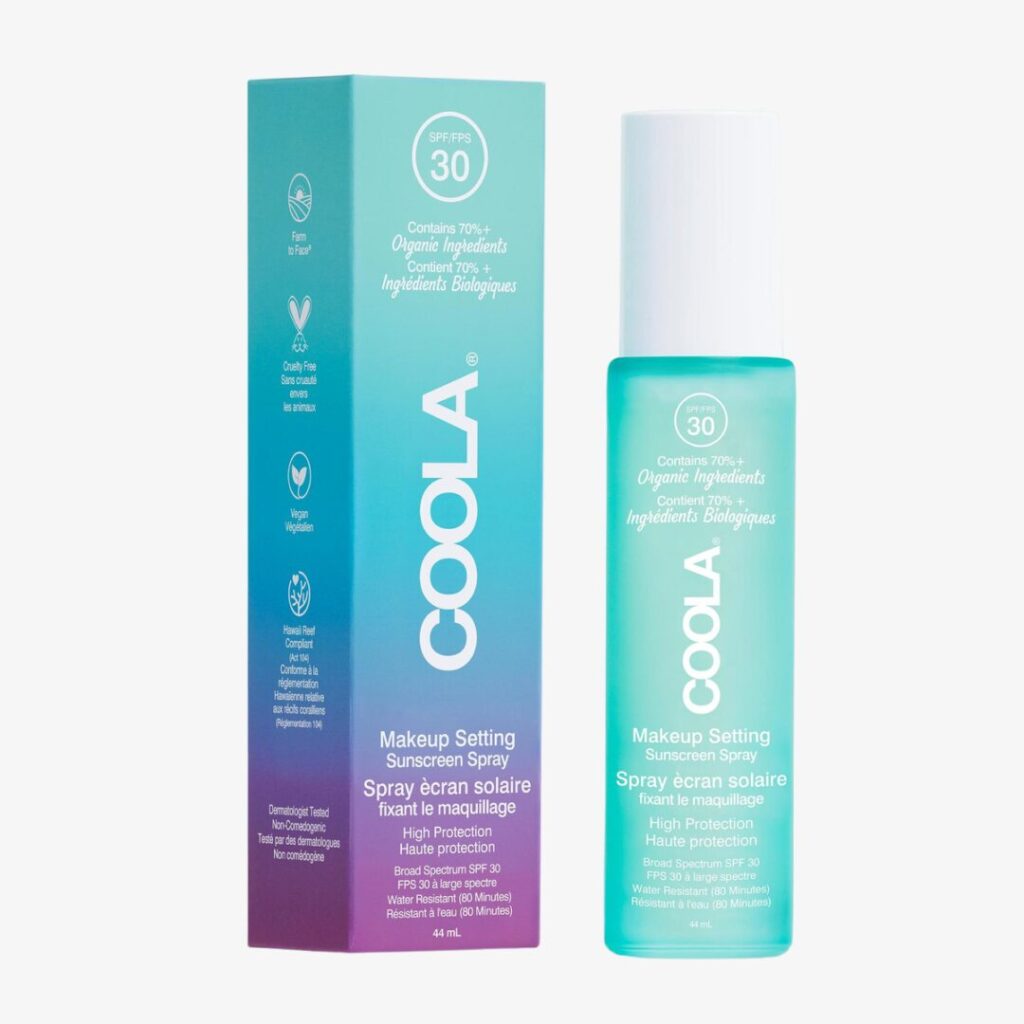 Makeup Setting Spray Organic Sunscreen SPF 30 – 1.5 oz