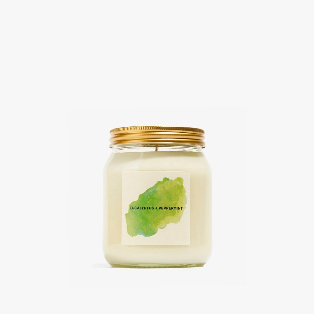 REFRESH - Eucalyptus + Peppermint Aromatherapy Candle