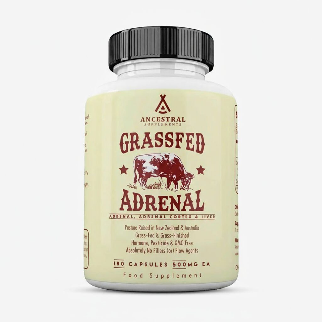 Grass Fed Beef Adrenal - 180 caps