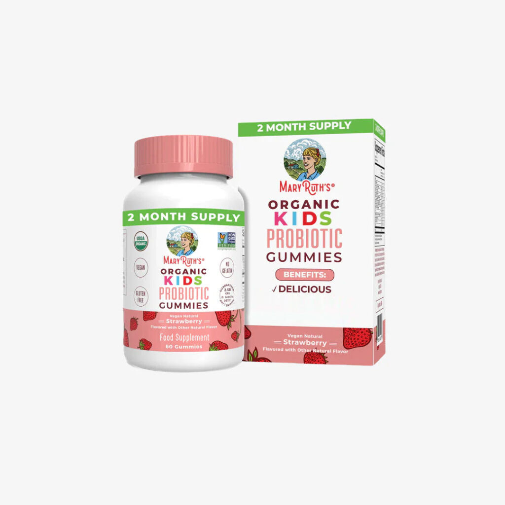 Kids Probiotic Gummies - Strawberry - 60 gummies