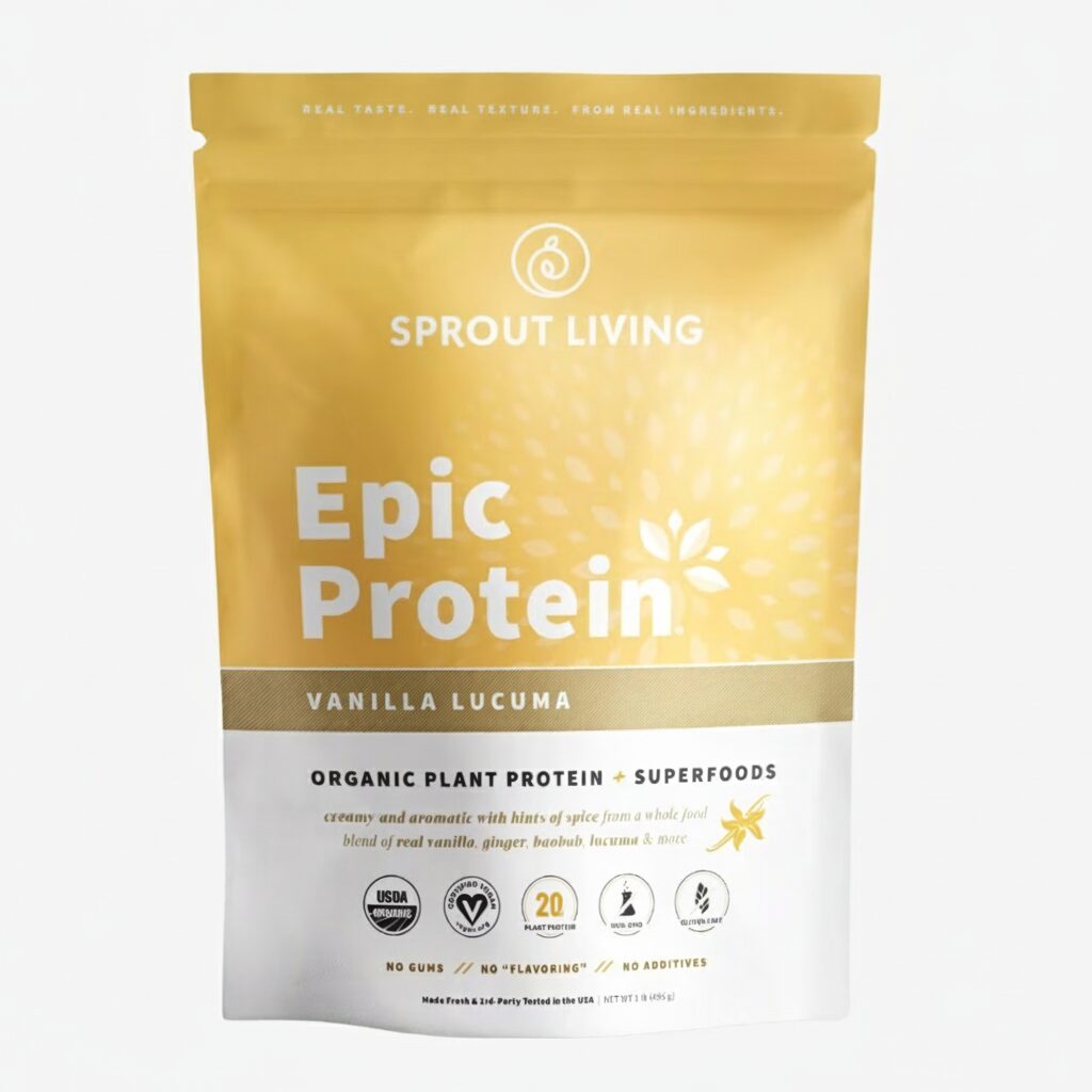Epic Protein: Organic Plant Protein - Vanilla Lucuma - 456g