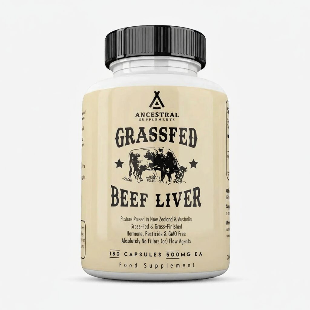 Grass Fed Beef Liver - 180 caps