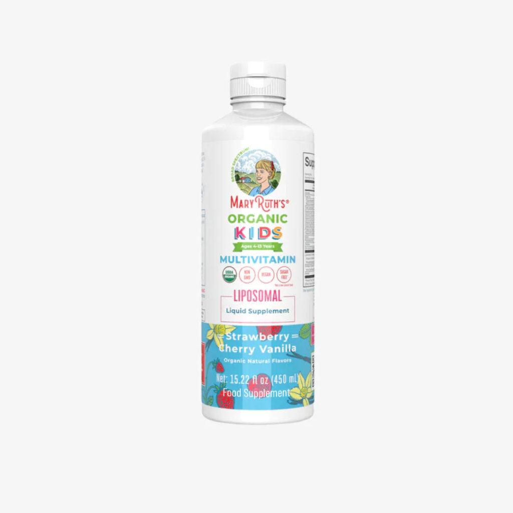 Kids Organic Multivitamin Liposomal - Strawberry Cherry & Vanilla - 15.22 oz