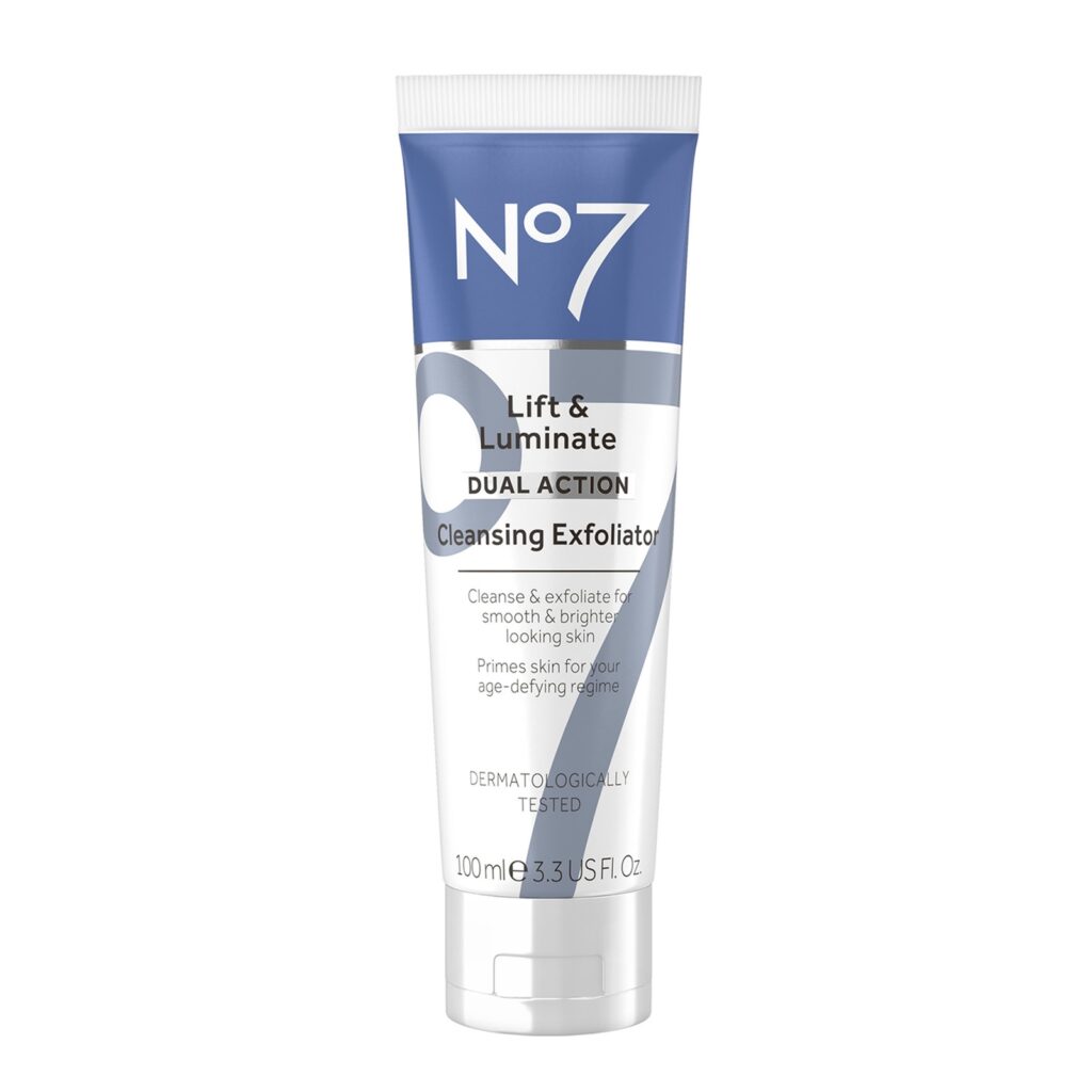 No7 Lift & Luminate Dual Action Cleansing Exfoliator 100ml