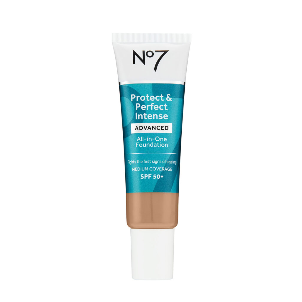 No7 Protect & Perfect Intense ADVANCED All-in-One Foundation 30ml - 18 Latte