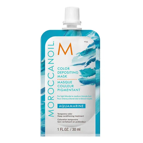 Moroccanoil Colour Depositing Mask Mini: Aquamarine