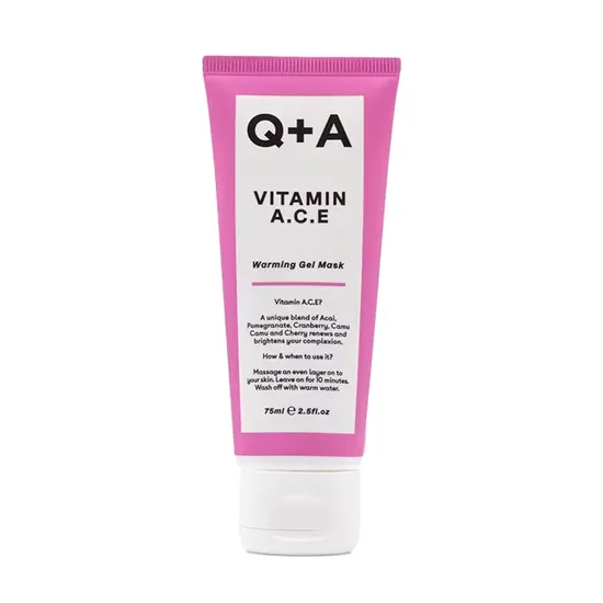 Q+A Vitamin A.C.E Warming Gel Mask 75ml