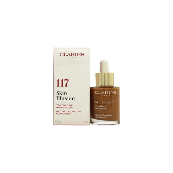 Clarins Skin Illusion Natural Hydrating Foundation SPF 15 117 Hazelnut