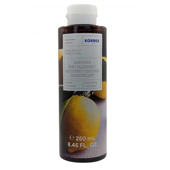 Korres Basil Lemon Renewing Body Cleanser 250ml