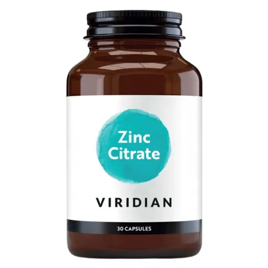 Viridian Zinc Citrate Capsules 30 Capsules