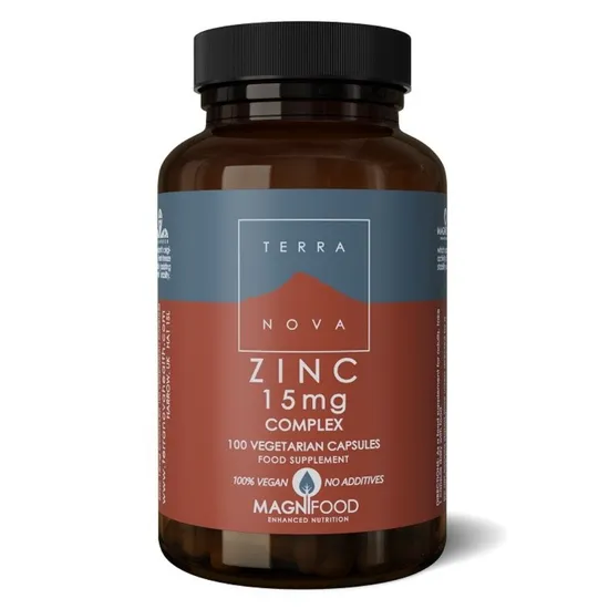 Terranova Zinc 15mg Complex Vegicaps 100 Vegicaps