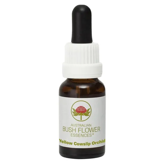 Australian Bush Flower Essences Yellow Cowslip Orchid 15ml