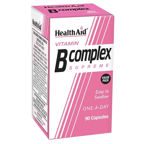 Health Aid Vitamin B Complex Supreme 90 Capsules