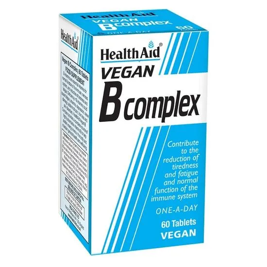 Health Aid Vegan B Complex Tablets 60 Tablets