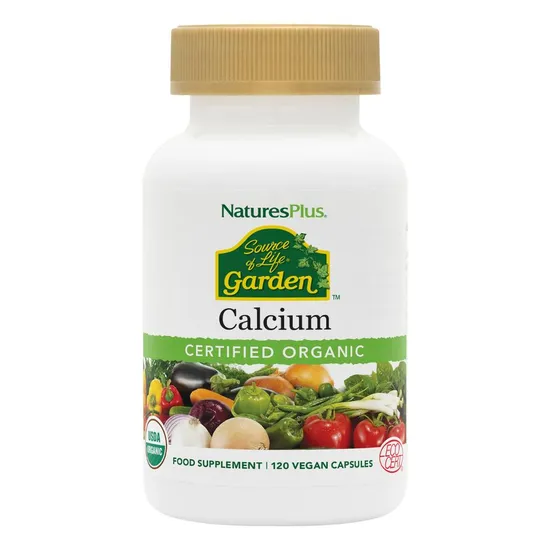 Nature's Plus Source Of Life Garden Organic Calcium 1000mg 120 Vegicaps