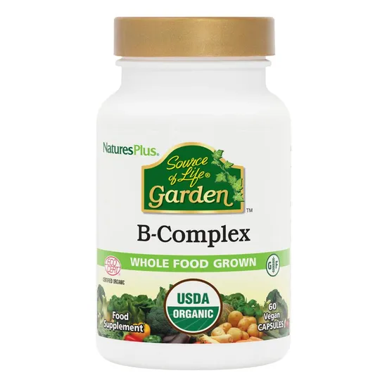 Nature's Plus Source Of Life Garden B-Complex Vegicaps 60 Vegicaps