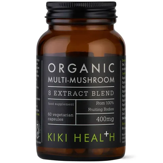 KIKI Health Organic 8 Mushroom Extract Vegicaps 60 Vegicaps