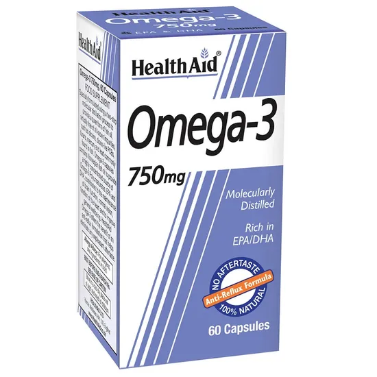 Health Aid Omega 3 750mg Capsules 60 Capsules