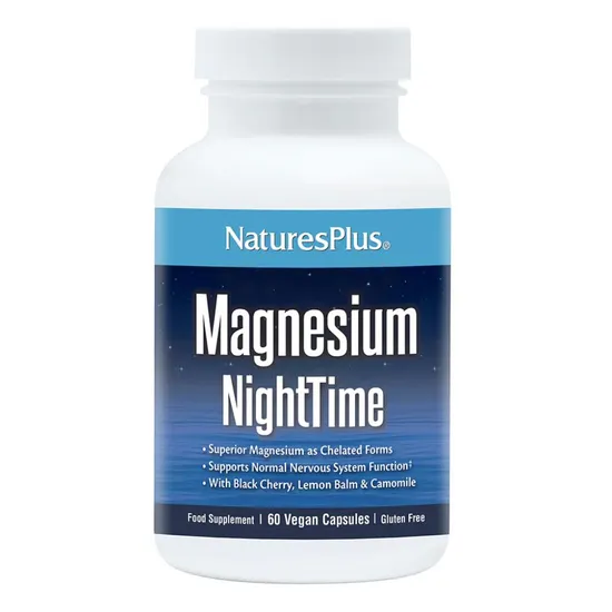 Nature's Plus Magnesium Nighttime Caps 60 Capsules