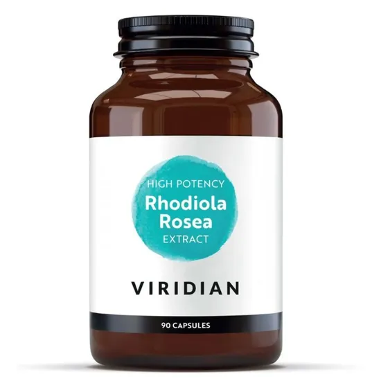 Viridian MAX POTENCY Rhodiola Rosea Root Extract Veg Capsules 90 Capsules