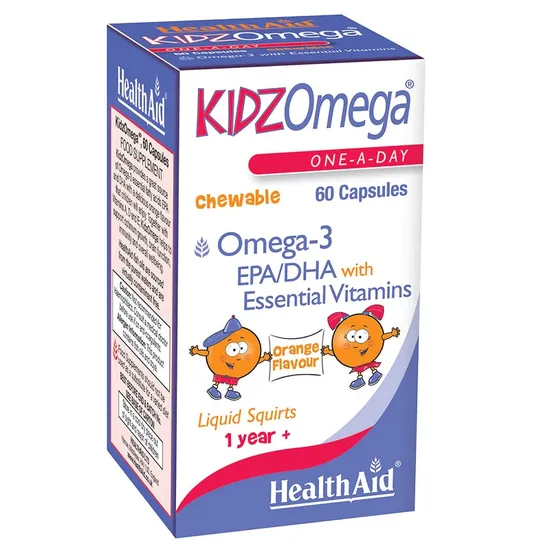 Health Aid KidzOmega Chewable Capsules 60 Capsules