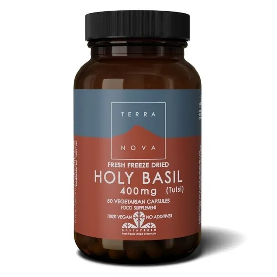 Terranova Holy Basil 400mg Vegicaps 50 Vegicaps