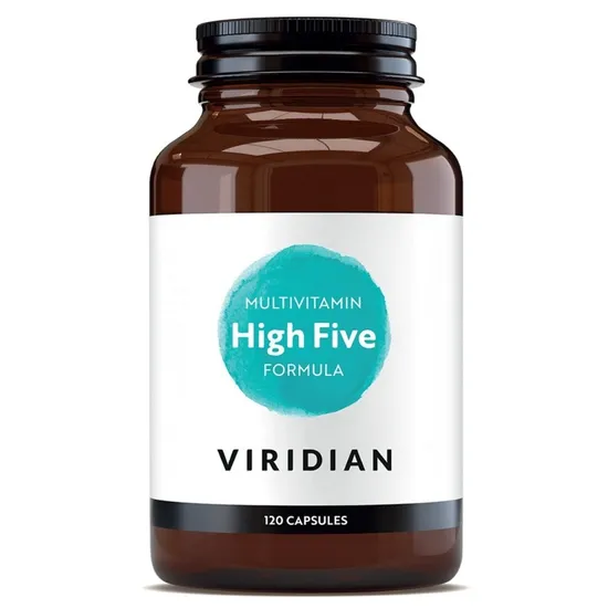Viridian HIGH FIVE Multivitamin & Mineral Formula 120 Capsules