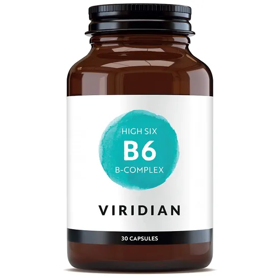 Viridian HIGH SIX Vitamin B6 With B-Complex 30 Capsules