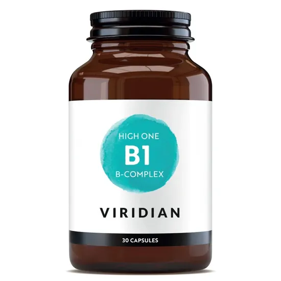 Viridian HIGH ONE Vitamin B1 With B-Complex 30 Veg Caps