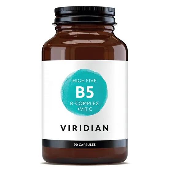 Viridian HIGH FIVE B-Complex + Vitamin C Capsules 90 Capsules