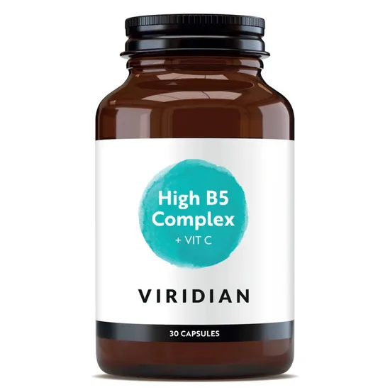 Viridian HIGH FIVE B-Complex + Vitamin C Capsules 30 Capsules