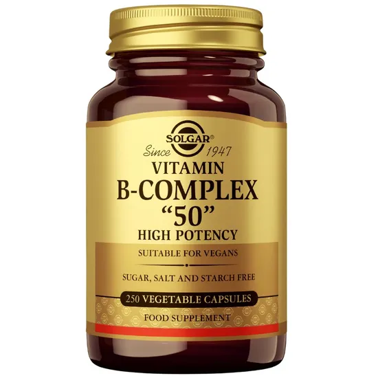 Solgar Formula Vitamin B-Complex "50" Vegicaps 250 Vegicaps