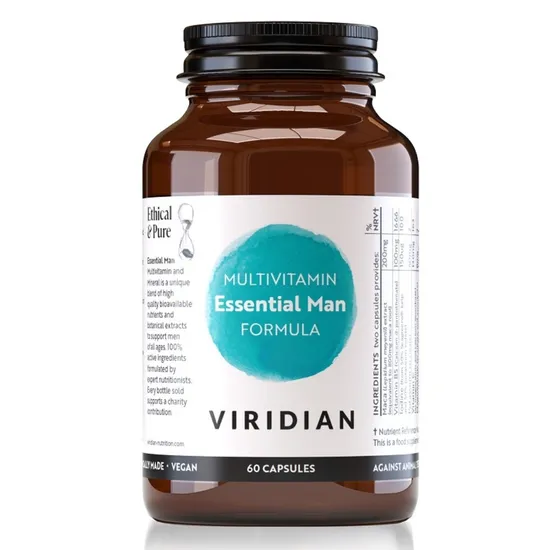 Viridian Essential Man Multi Veg Capsules 60 Capsules