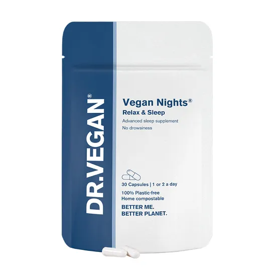 Dr Vegan Nights Relax & Sleep Capsules 30 Capsules