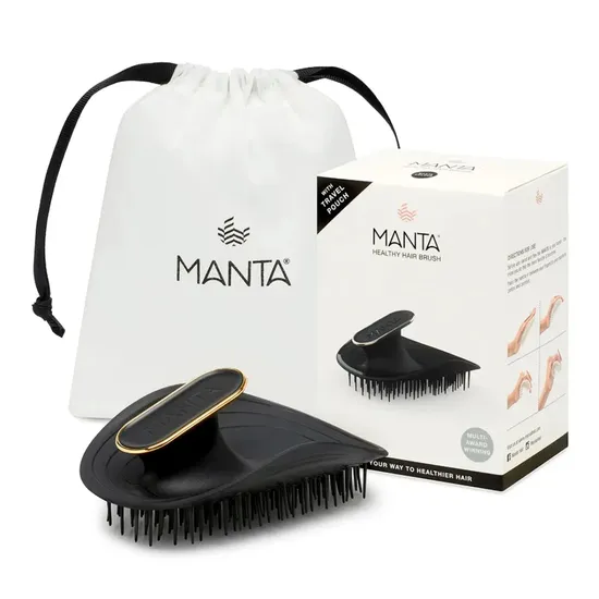 Manta Hair Brush Black