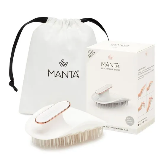 Manta Hair Brush White