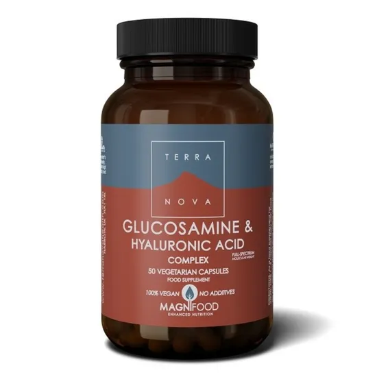Terranova Glucosamine & Hyaluronic Acid Complex 50 Vegicaps