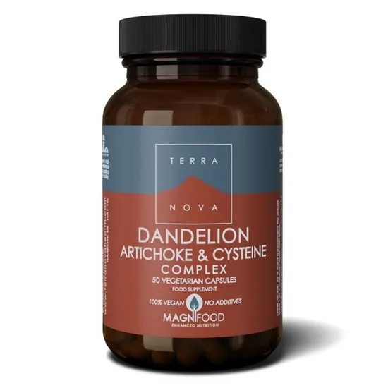 Terranova Dandelion, Artichoke & Cysteine Complex 50 Vegicaps