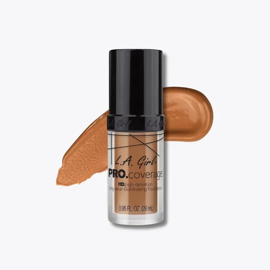L.A. Girl Pro.Coverage HD Long Wear Illuminating Liquid Foundation Sand