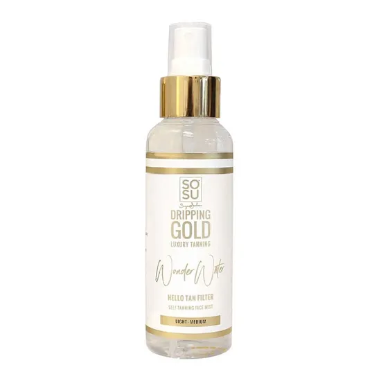 SOSU by SJ Dripping Gold Wonder Water Self Tanning Face Mist Light Medium