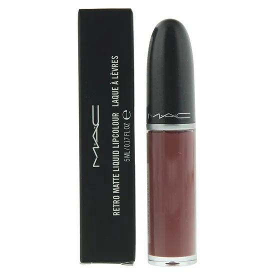 MAC Retro Matte Liquid Lip Colour Topped With Brandy