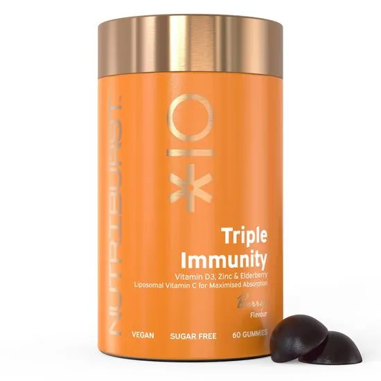 Nutriburst Triple Immunity Gummies 60 Gummies