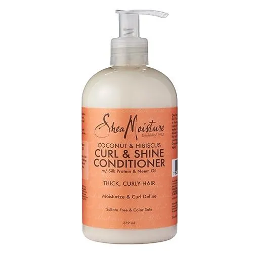 Shea Moisture Coconut & Hibiscus Curl & Shine Conditioner 384ml