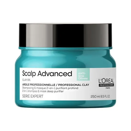 L'Oréal Professionnel Serie Expert Scalp Advanced Anti-Oiliness 2-in-1 Deep Purifier Clay Hair Mask 250ml