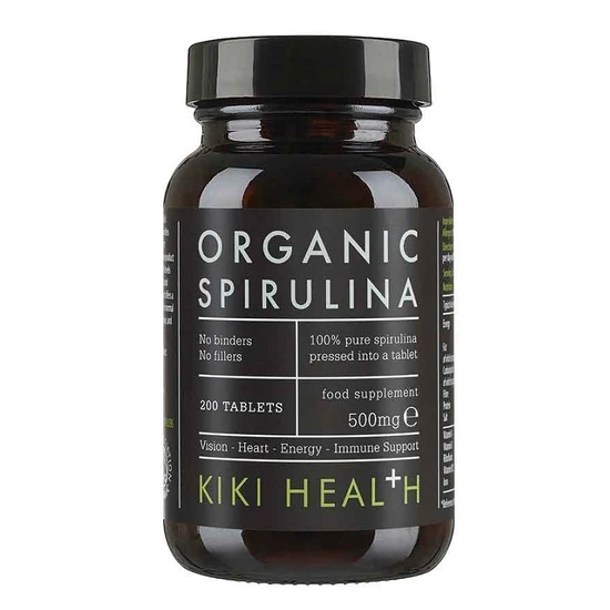 KIKI Health Organic Spirulina Tablets 200 Tablets