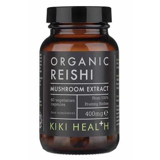 KIKI Health Organic Reishi Mushroom Extract Vegicaps 60 Vegicaps