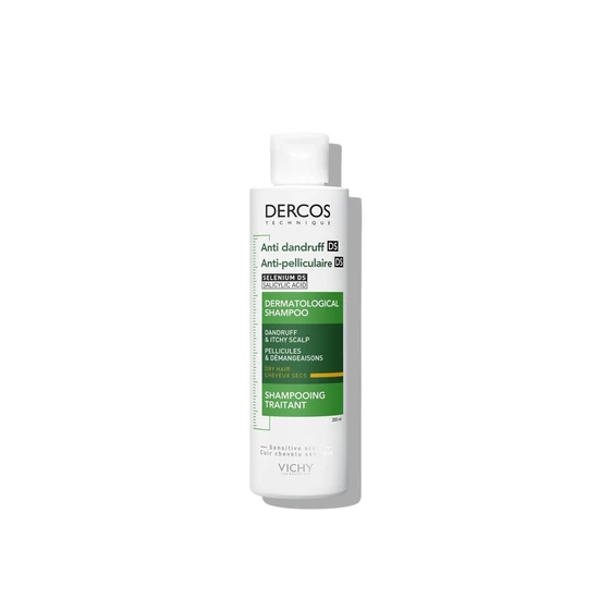 Vichy Dercos Anti-Dandruff Shampoo For Dry Hair 200ml