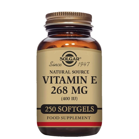 Solgar Vitamin E 268mg 400iu Mixed Softgels 250 Softgels